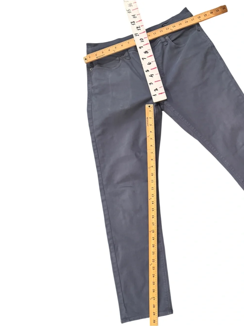 J. Crew Men's Slim Straight  bundle big 2 Jeans in Brown and Light Gray